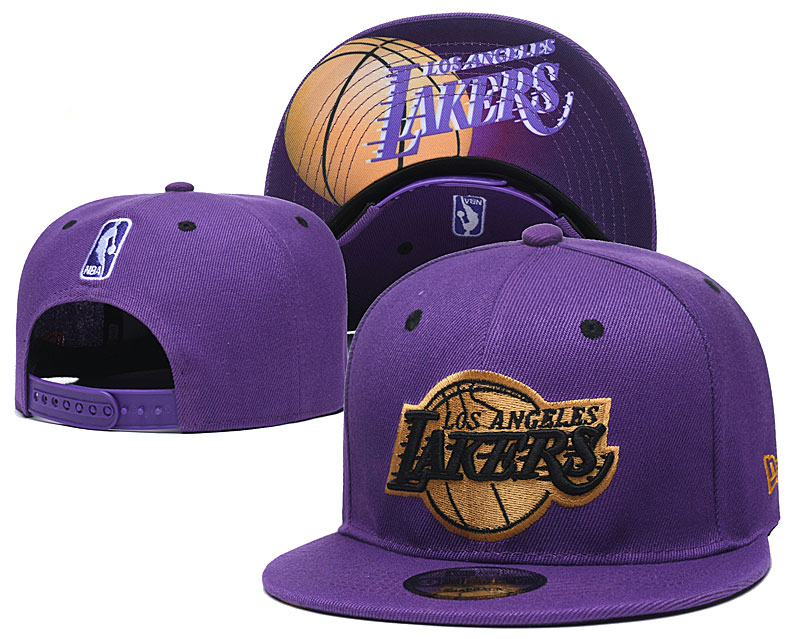 NBA Los Angeles Lakers Stitched Snapback Hats 027